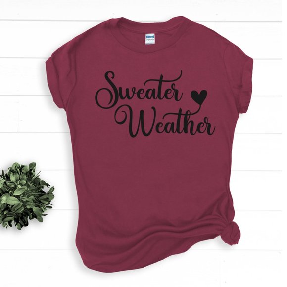 SWEATER WEATHER GRAPHIC TEE - Picture 1 of 3